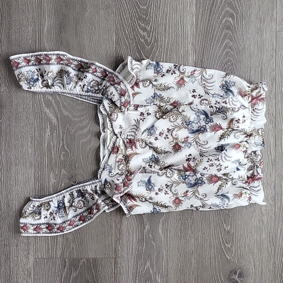 Max Studio Tops - Max Studio Cream Paisley Blouse - XS